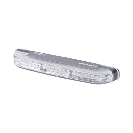 Luz direccional led con montaje: color- dual , estrecho, superficie y rejilla, 69 patrones de flash, 12-24vdc, rojo / azul