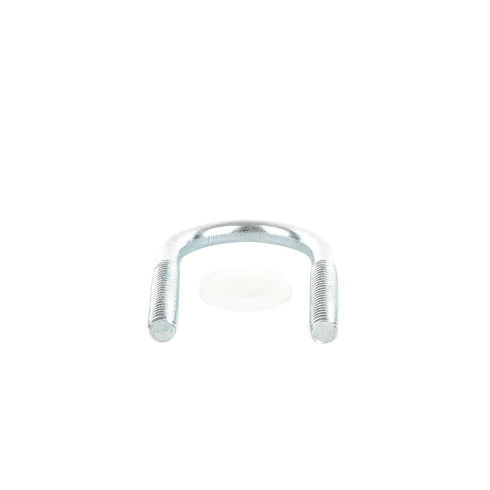 1/2" U-clamp, Electro Zinc finish, does not include nuts and washers