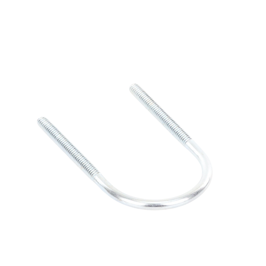Abrazadera tipo U de 1 1/4", con acabado Electro Zinc, no incluye tuercas y arandelas 