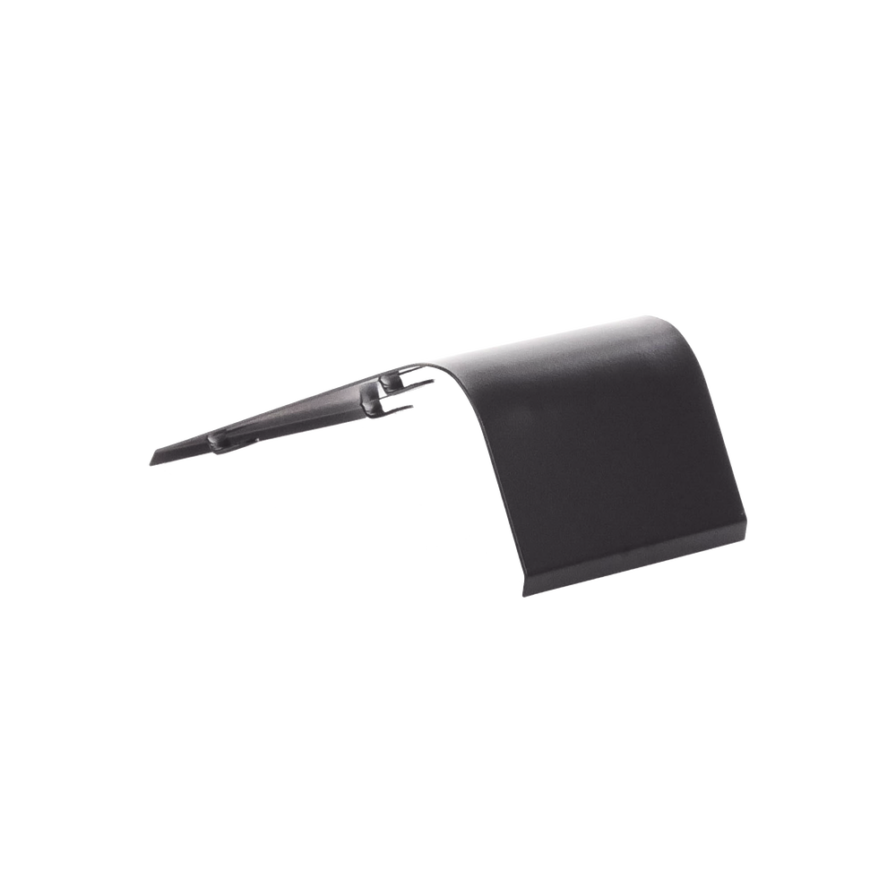 Bajada para cable de 100 mm de ancho, con baño de pintura epóxica en color NEGRO
