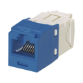 Conector Jack RJ45 Estilo TG, Mini-Com, Categoría 6, de 8 posiciones y 8 cables, Color Azul