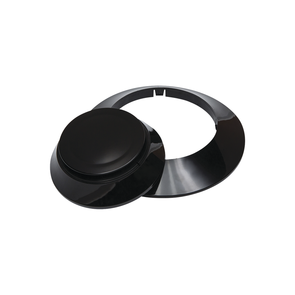 Kit de 10 Anillos y 10 Cubiertas Color Negro para Detectores de Humo, de Calor y Duales Fire-Lite, IDP y SK. 