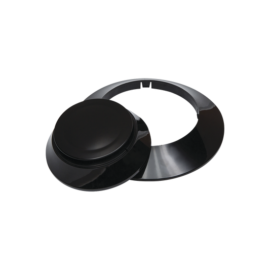 Kit de 10 Anillos y 10 Cubiertas Color Negro para Detectores de Humo, de Calor y Duales Fire-Lite, IDP y SK. 
