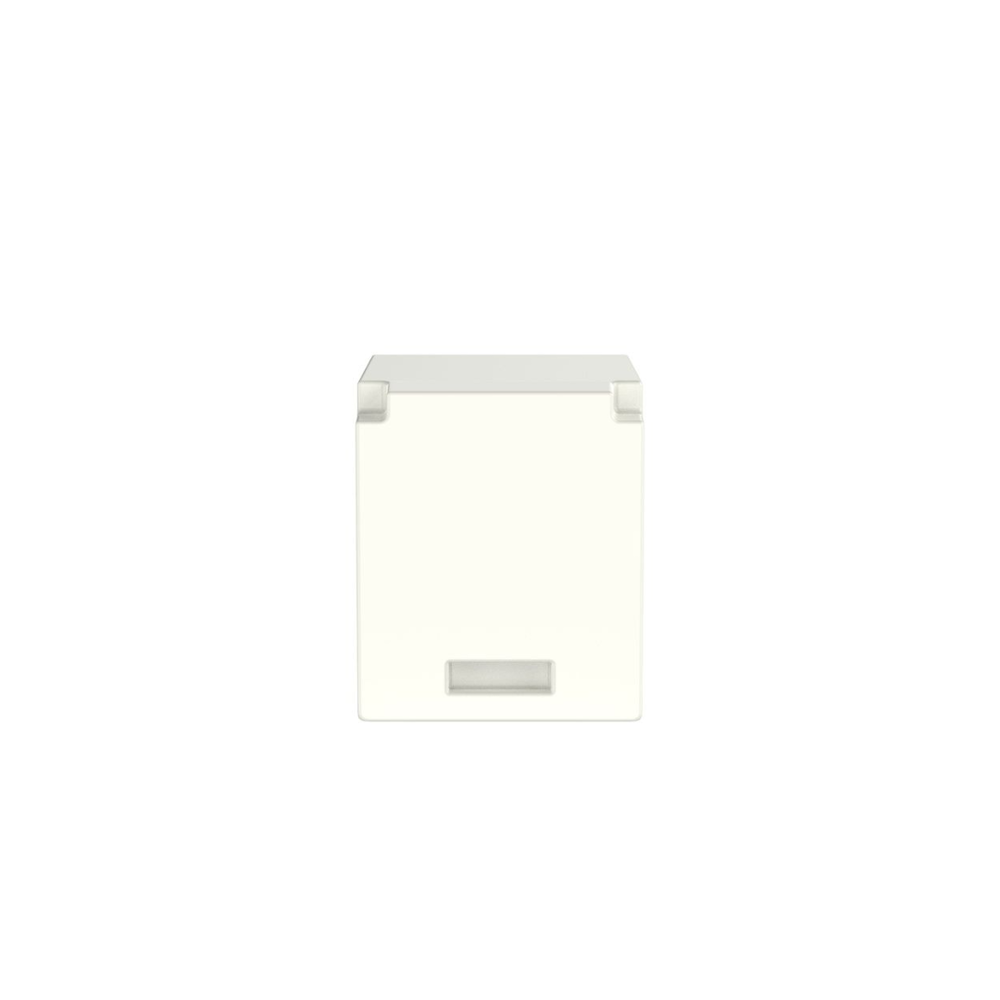 Blind Cover Module (Blind Insert), Mini-Com, Matte White