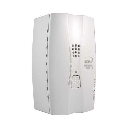 Detector de Monóxido de Carbono / alarma de audio local / bajo voltaje