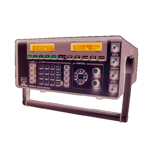 Monitor de Servicio RAMSEY de Radiocomunicación, 100 KHz-1.0 GHz, 100 W max.