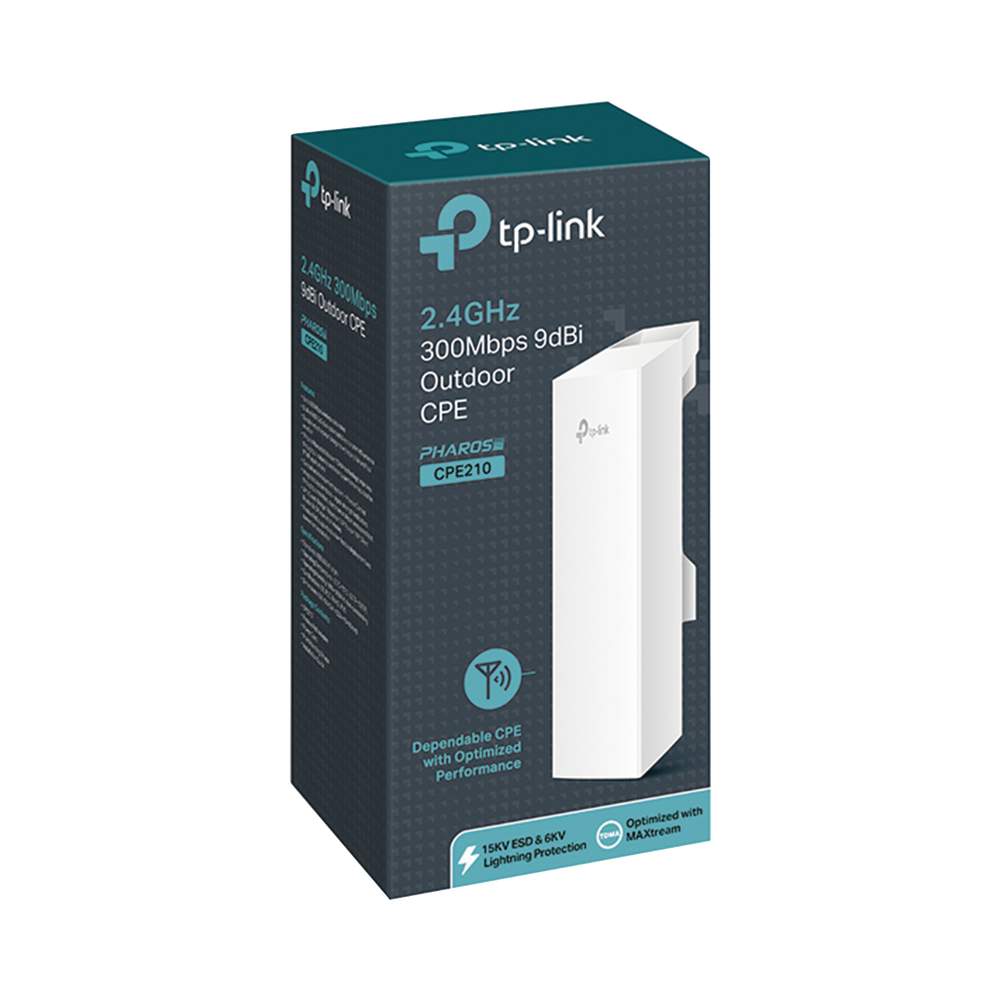 Wi-Fi N Access Point 300Mbps at 2.4GHz, 2 integrated 9dBi antennas, 2X2 MIMO.