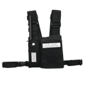 Pechera Universal Sin Logo con Soporte para Radio y Bolígrafo más Bolsa con Cinta Adherente para su Seguridad.