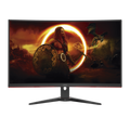 Monitor Curvo 32" GAMING W-LED VA, Resolución 2560 x 1440p 165Hz, con Entradas de Video HDMI / DISPLAYPORT .  Bisel Ultra Delgado. Soporta VESA
