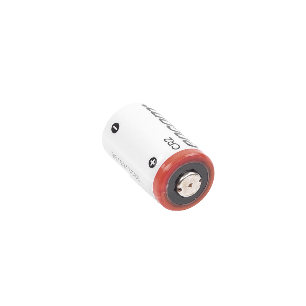 CR2 lithium battery; 3.0 V, 0.850 Ah (Non-rechargeable battery)