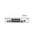 (CRS212-1G-10S-1S+IN) Cloud Router Switch Capa 3, 10 Puertos SFP, 1 SFP+ (Escritorio)