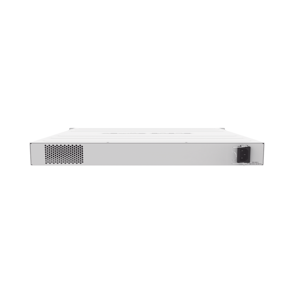 Cloud Router Switch 48 puertos PoE 802.3af/at Gigabit, 4 puertos SFP+ 10G, 2 puertos QSFP+ 40G, Montaje en Rack