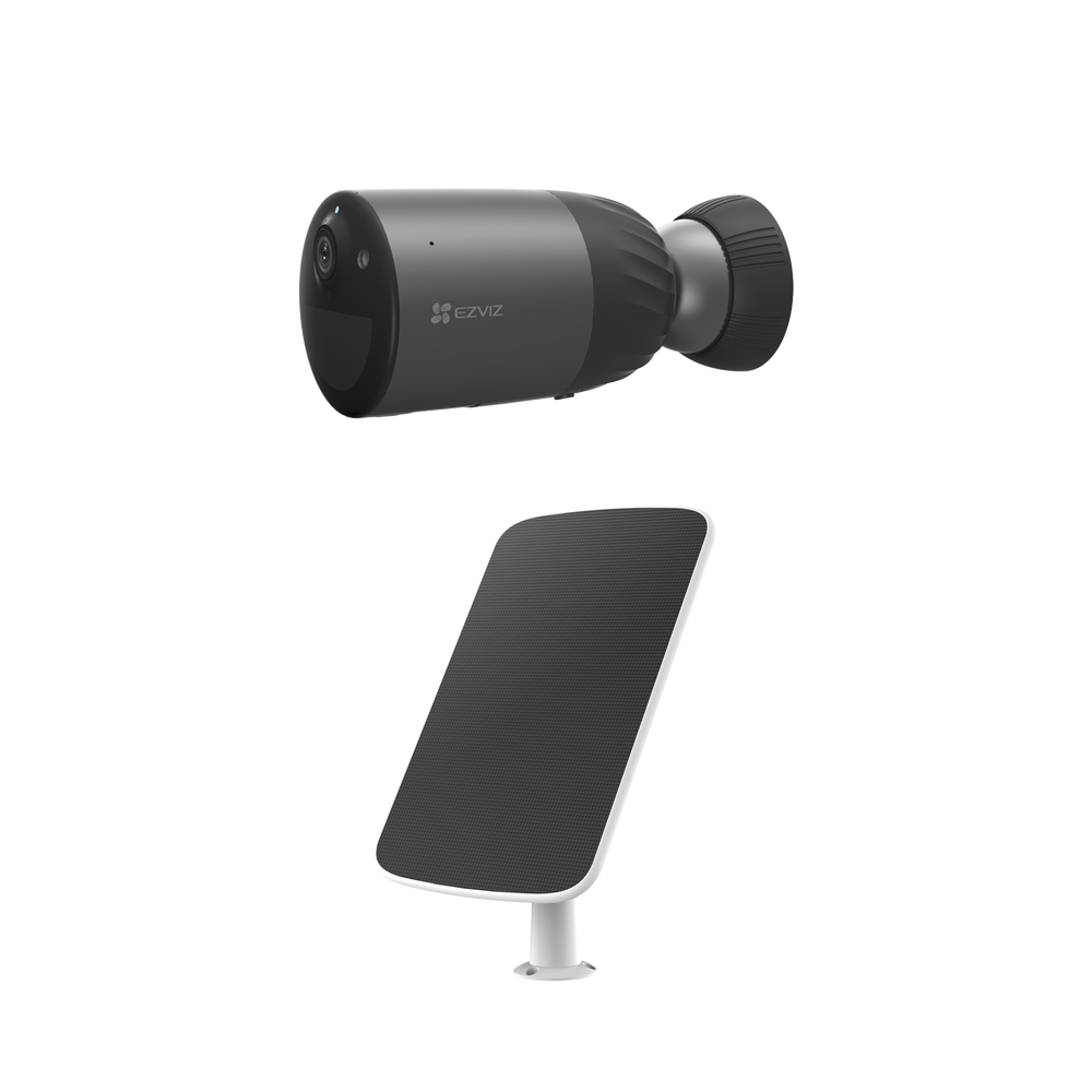 Kit de Camara de Batería Recargable (No Cables) / WiFi / Memoria Micro SD / Incluye 1 pieza de CS-BC1C y 1 Pieza de CS-CMT-SOLARPANEL-C