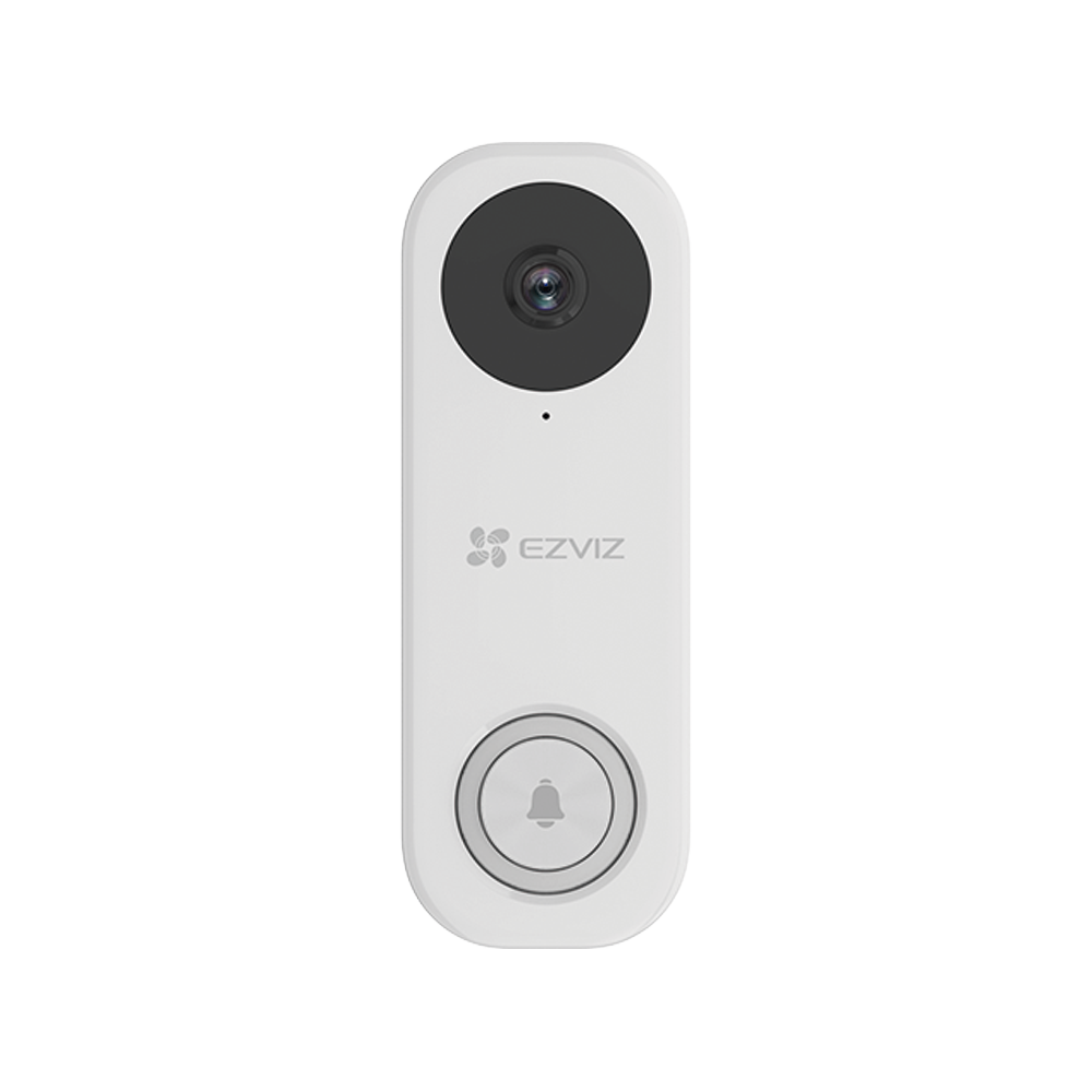 Timbre IP Wi-Fi (DoorBell) / Cámara Integrada de 2k / Sensor PIR  / Llamada a la App /  Visión Vertical  180° / Audio de Dos Vías / Ranura Para Memoria