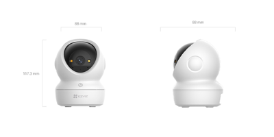 Cámara Wifi PT / 4K 8 MP / Lente 4 mm / Detección de Formas Humanas con IA / WiFi Doble Banda / Visión Nocturna IR 10 m 