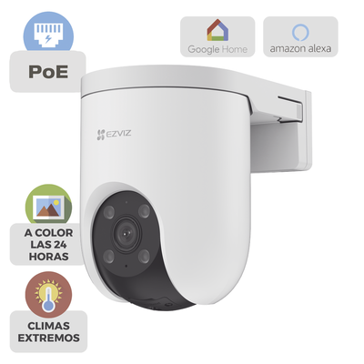 Cámara PT PoE / 3 Megapixel / PoE / Movimiento Panorámico de 360° / Preset / Seguimiento Inteligente / Detección Humana 