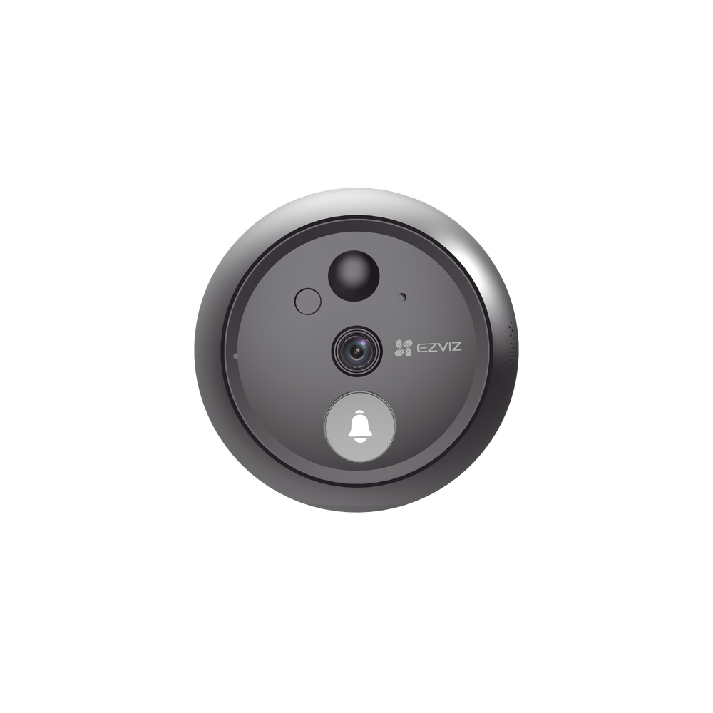 Videoportero Con Mirilla y Pantalla Wi-Fi de Batería Recargable / Para Instalarse en Puerta / Cámara 1080P / Sensor PIR / Detección de Movimiento / Audio de Dos Vías / Uso en Interior