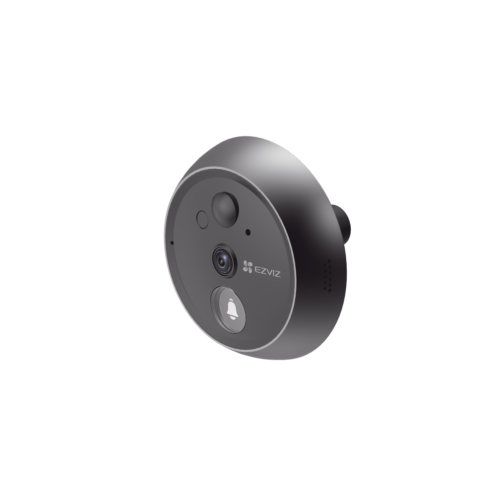 Videoportero Con Mirilla y Pantalla Wi-Fi de Batería Recargable / Para Instalarse en Puerta / Cámara 1080P / Sensor PIR / Detección de Movimiento / Audio de Dos Vías / Uso en Interior