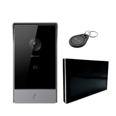 Videoportero Inteligente 2K / Monitor Táctil de 7" / Wi-Fi Doble Banda / Audio de Dos Vías / Detección Inteligente de Pe