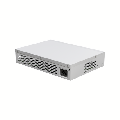 Switch MikroTik CSS318-16G-2S+IN / 16 Puertos Gigabit Ethernet / 2 Puertos SFP+ 10G / Filtrado MAC y VLANs / SwOS Config