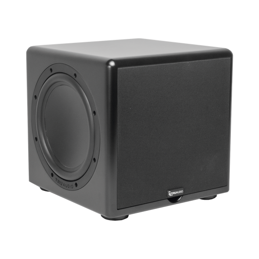 Subwoofer compacto con Altavoz de 12 in y 2 radiadores pasivos, amplificador interno de 350W