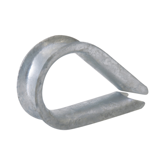Guardacabos/cuello 1/2" acero electro galvanizado