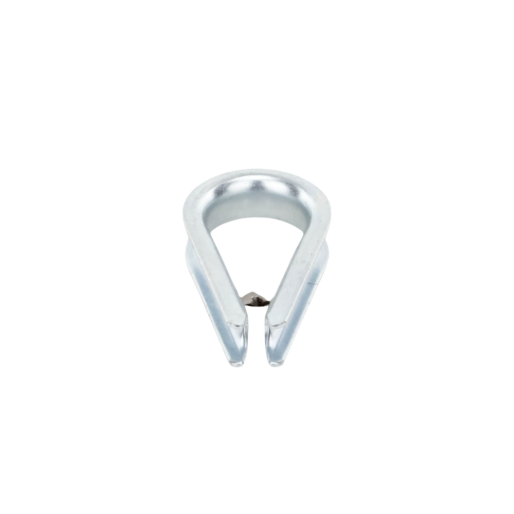 Cuello/ Guardacabo/ Rozadera para Cable de 1/4" de Acero Galv. por Inmersión