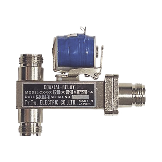 Relevador Coaxial para Antena SPDT, 10-14 Vcd (12 Vcd Nom.), 160 mA, 500 Watt a 1 GHz.