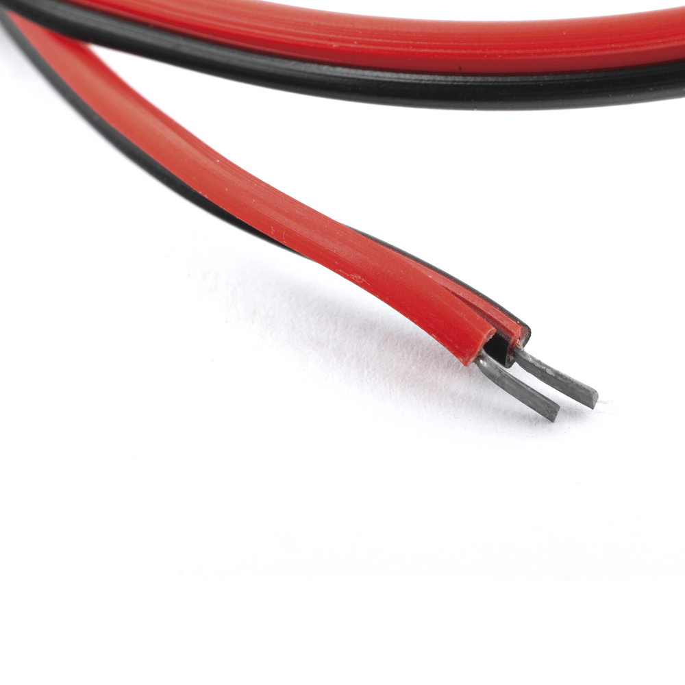 Cable with MALE CONNECTOR (Pigtail) / Power for Vcd with Free Tips / POLARIZED / Length 22cm / GAUGE 22AWG.