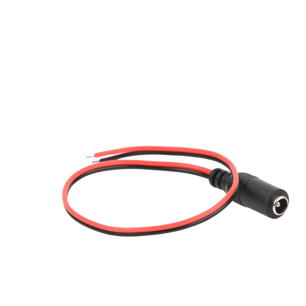 Cable con conector hembra, alimentación para Vcd con puntas libres.