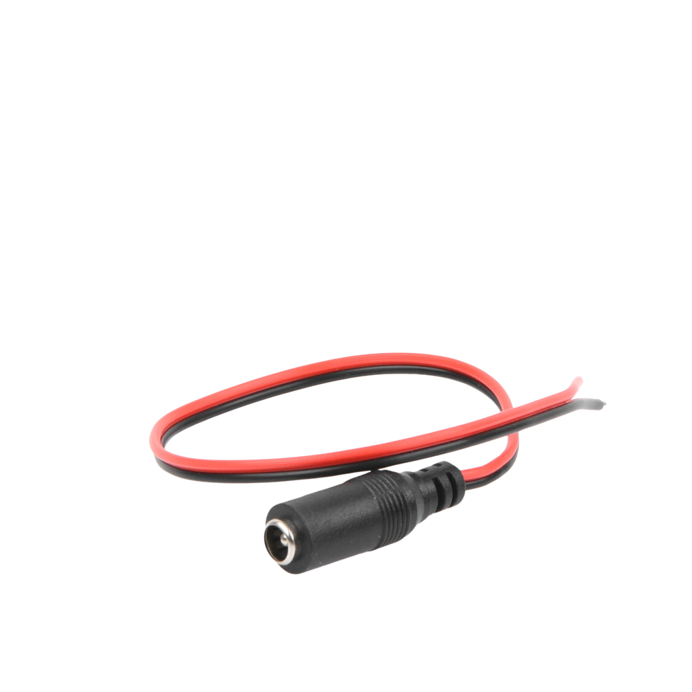 Cable con conector hembra, alimentación para Vcd con puntas libres.
