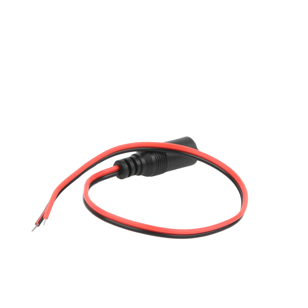 Cable con conector hembra, alimentación para Vcd con puntas libres.