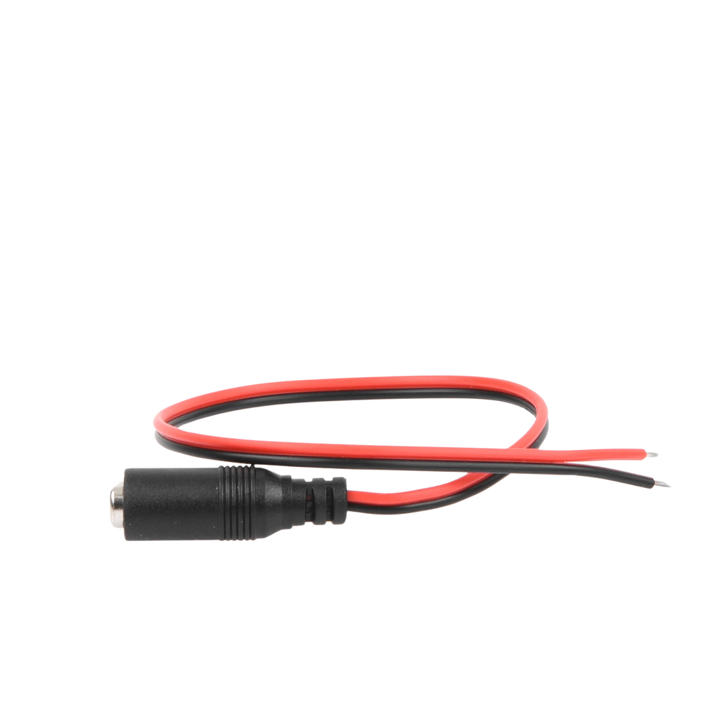 Cable con conector hembra, alimentación para Vcd con puntas libres.