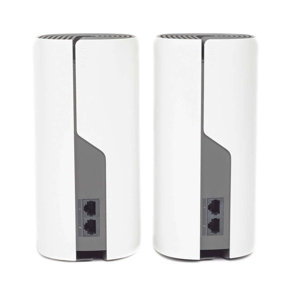 Wireless mesh router for home, dual-band AC 1200, dual-port 10/100 Mbps, includes 2 devices, compatible with Amazon Alexa.