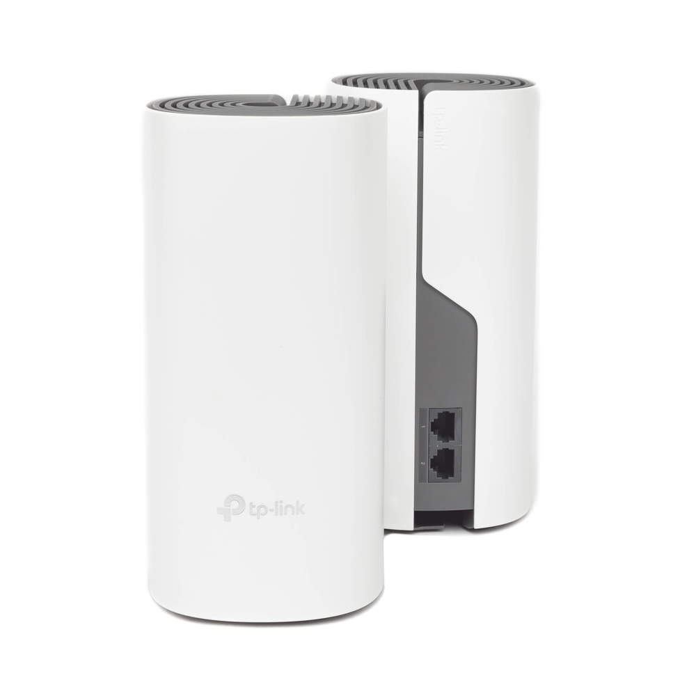 Wireless mesh router for home, dual-band AC 1200, dual-port 10/100 Mbps, includes 2 devices, compatible with Amazon Alexa.