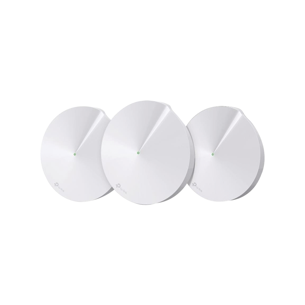KIT de sistema inalámbrico Deco M5 mesh para hogar, doble banda AC, doble puerto Gigabit, 4 antenas internas con seguridad de HomeCare gratuito por 3 años