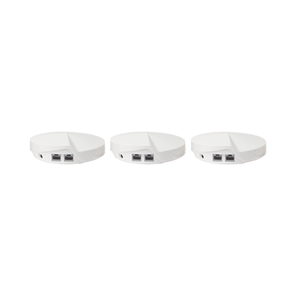 KIT de sistema inalámbrico Deco M5 mesh para hogar, doble banda AC, doble puerto Gigabit, 4 antenas internas con seguridad de HomeCare gratuito por 3 años