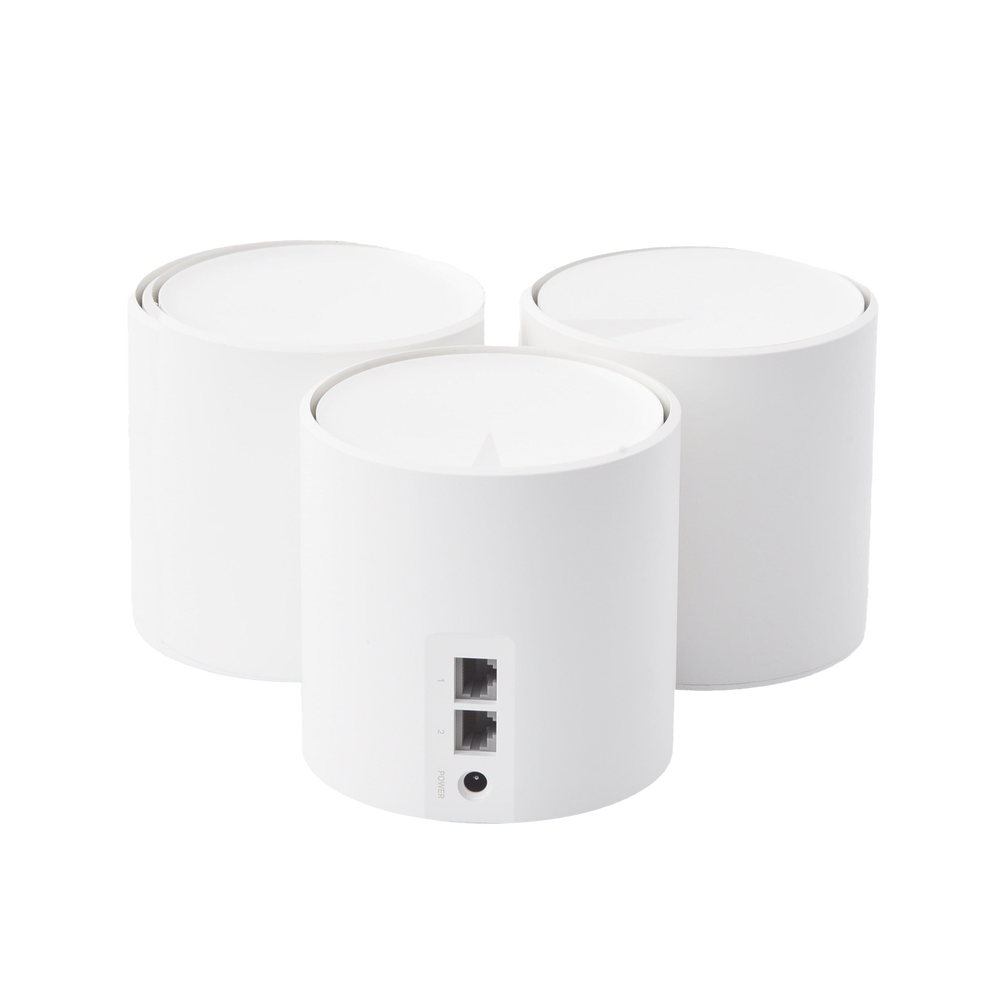 Deco X20 Mesh Home Wireless System Kit, Dual-Band Wi-Fi 6 (AX), Dual Gigabit Ports, 2 Internal Antennas, and Works with Amazon Alexa