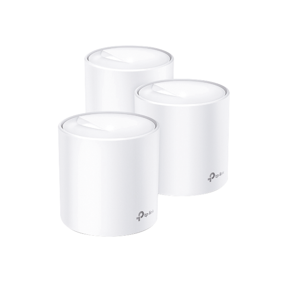 KIT de sistema inalámbrico Deco X60 mesh para hogar, doble banda Wi-Fi 6 (AX), doble puerto Gigabit, 4 antenas internas y compatible con amazon alexa 