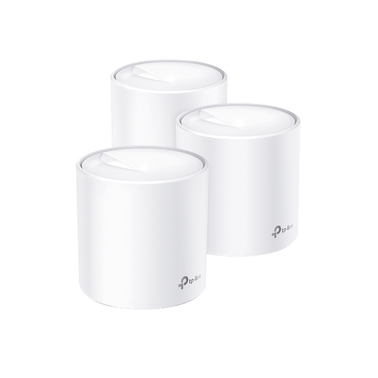 KIT de sistema inalámbrico Deco X60 mesh para hogar, doble banda Wi-Fi 6 (AX), doble puerto Gigabit, 4 antenas internas y compatible con amazon alexa 