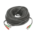 Cable Coaxial Armado de 50 Metros para Video y Energía / Optimizado para Cámaras 4K  / Conector BNC (Video) y PLUG de Alimentación (Siamés) / Uso interior / Cable de Video 100% Cobre de Alta Pureza.