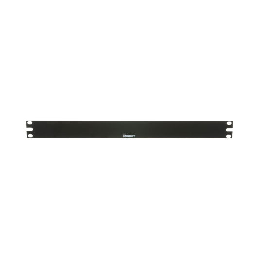 Tapa Ciega Para Rack Estándar de 19in, Plano, de Acero, 1UR, Color Negro