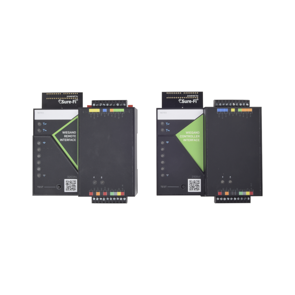 Wireless Transmitter and Receiver / 1 Wiegand / 2 Relays / 2 Inputs / Crosses 2 KM Any Construction or Material / Up to 80KM Line of Sight