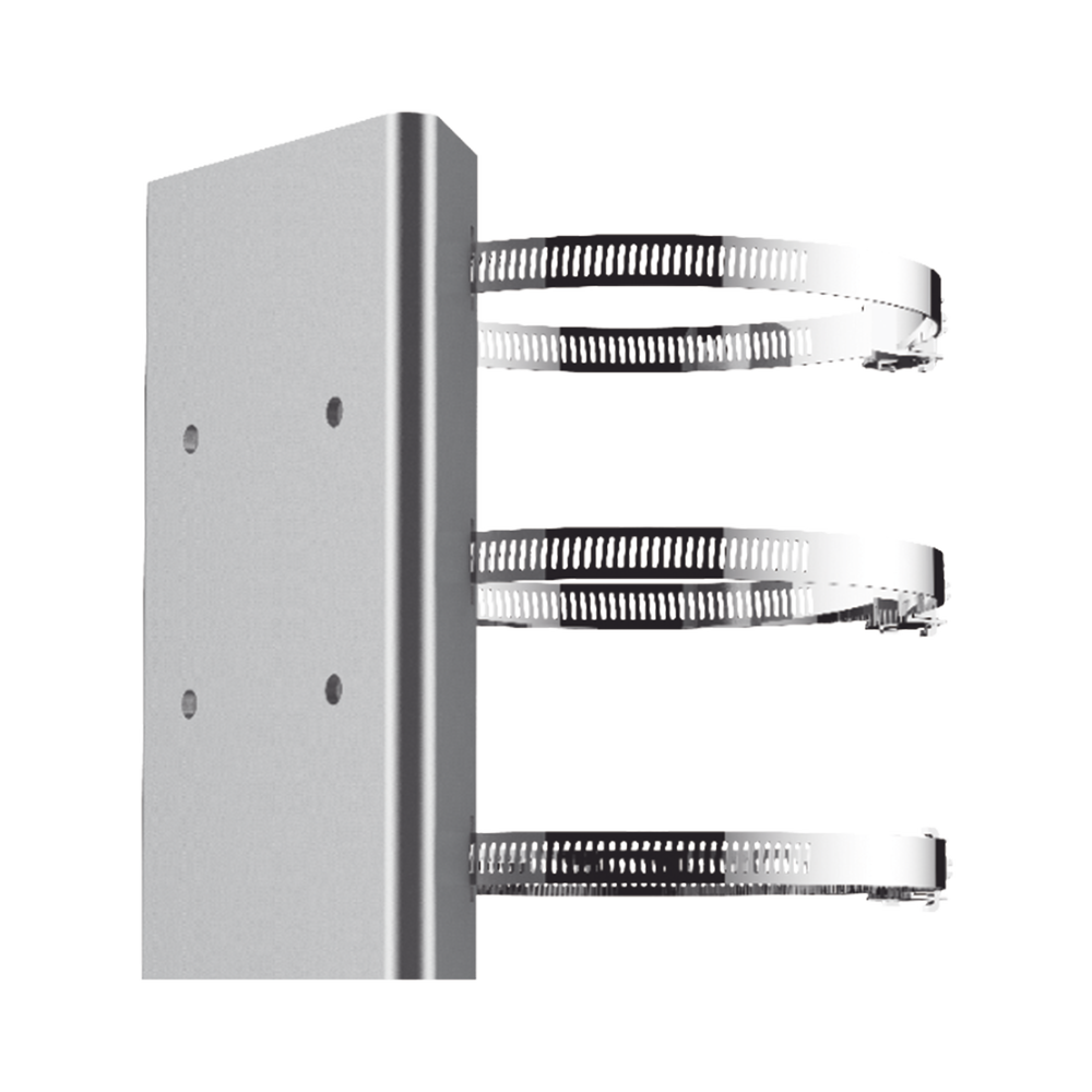 Montaje de Poste para Domo PTZ de Acero Inoxidable para Cámaras Hikvision