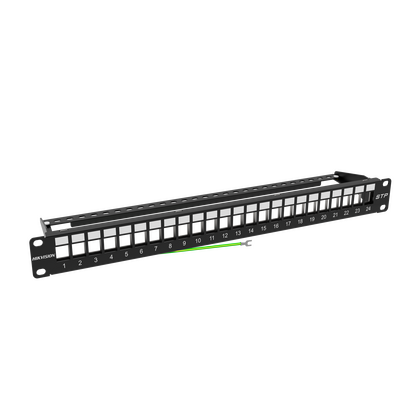 Patch Panel Sin Blindaje / Modular Keystone / Sin Jack / 24 Puertos / 1 Unidad De Rack