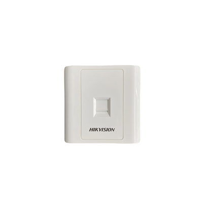 Placa Pared (Face Plate / 1 Puerto / Color Blanco / Caja con 20 Piezas