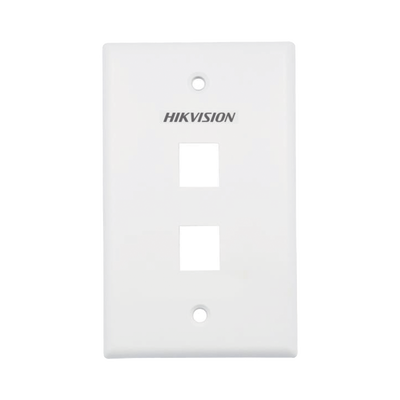 Placa Pared (Face Plate / 1 Puerto / Color Blanco / Caja con 20 Piezas