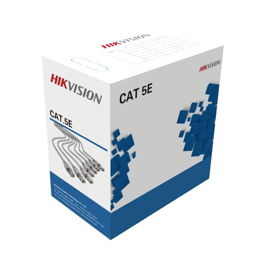 Bobina de Cable UTP 305 mts / Cat 5E / Cable Clasificación CMX / Color Gris