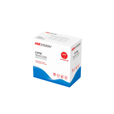 BOBINA 305M D/CABLE UTP CAT5E PARA EXTERIOR / PLUG EN UN EXTREMO