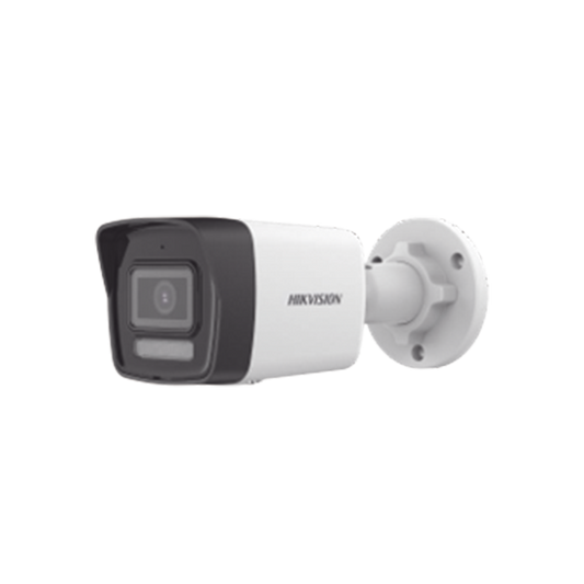 Bala 6 Megapixel / Lente 2.8 mm / 30 Mts IR / Luz Blanca 30 Mts WDR 120 dB / Exterior IP67 / Micrófono Integrado  / H.265+ / PoE / ONVIF / MicroSD